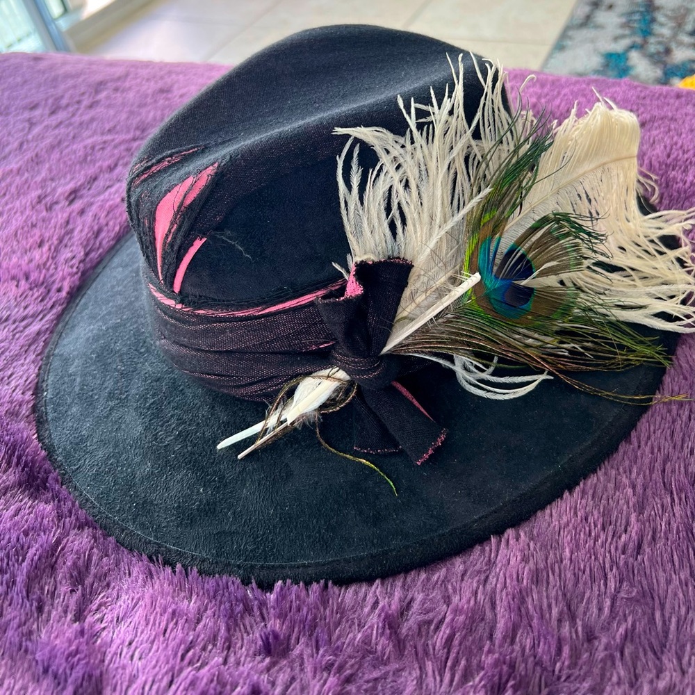 M size handmade boho hat